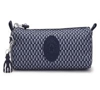 kipling Back To School Print Freedom Medium Pencase Triangle Blue [150434] - trousse trousse a stylo