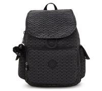 Kipling CITY PACK Sac à dos moyen, Signature Emb (Noir)