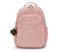 Kipling Sac à dos Basic Seoul Daypack 44 cm, compartiment pour ordinateur portable, rose