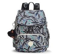 Kipling City Pack S, Sacs à dos femme, Multicolore (Bamboo Stripes), 15x24x45 cm (W x H x L)