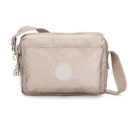 Kipling ABANU M Sac à bandoulière de taille moyenne, Metallic Glow (Argent)