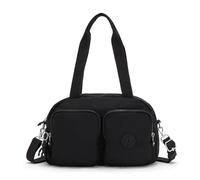 Kipling COOL DEFEA Sac à bandoulière de taille moyenne, Black Noir (Noir)
