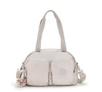 Kipling COOL DEFEA Sac à bandoulière de taille moyenne, Metallic Glow (Argent)