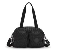 Kipling COOL DEFEA Sac à bandoulière de taille moyenne, Signature Emb (Noir)