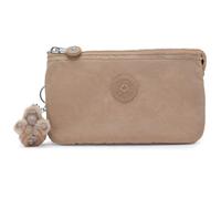 Kipling Creativity L Pochette, Pochette Organisateur Grande Légère avec Fermeture Éclair & Compartiments Multiples, Trousse Polyvalente pour Cosmétiques & Accessoires de Voyage Quotidien - Tan Beige