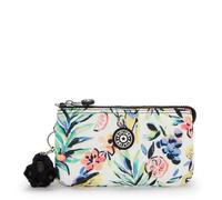 Kipling Pochette Creativity L pour femme, Cocktail Floral, 7.25''L x 4.25''H x 1.5''D, Kipling Trousse à maquillage Creativity L Prt pour femme
