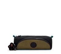 Kipling CUTE Étui à crayons de taille moyenne, pochettes, étuis, Black Khaki Bl (noir)