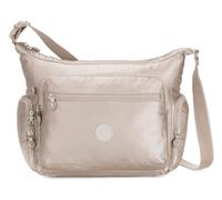 Kipling GABBIE Sac à bandoulière de taille moyenne, Metallic Glow (Argent)