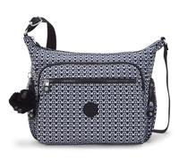 Kipling GABBIE Sac à bandoulière de taille moyenne, Signature Print (Multicolor)