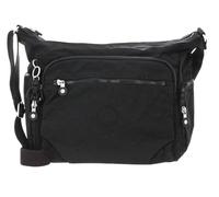 Kipling GABBIE Sac à bandoulière de taille moyenne, Black Noir (Noir)
