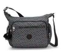 kipling Sac à épaule bandoulière pourpre menthe pour femme - Basic Print Gabbie Shoulderbag M Geo Feather 319239