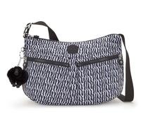 Kipling Izellah Sac à Bandoulière de Taille Moyenne, Holiday Waves (Bleu)