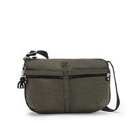 Kipling Izellah Sac à bandoulière pour femme, Mousse verte, 12.25" L X 9.25" H X 5" D
