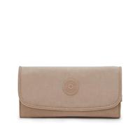 Kipling Money Land Portefeuille, Grand Portefeuille Léger avec Fermeture Éclair, Emplacements Multiples pour Cartes & Compartiments, Organisateur Quotidien Pratique - Tan Beige