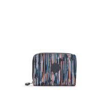 Kipling Money Love Portefeuille, Portefeuille Compact Léger avec Fermeture à Bouton-Pression, Emplacements Multiples pour Cartes & Compartiments, Organisateur Quotidien - Mineral Stripes