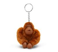 Kipling MonkeyClip M Porte-Clés, Clip Moyen Léger avec Anneau Porte-Clés & Signature Monkey Charm, Porte-Accessoires Quotidien Pratique - Stylish Mokka