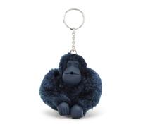 Kipling MONKEYCLIP M Porte-clés en forme de singe de taille moyenne, singes/porte-clés, Blue Bleu 2 (Bleu)