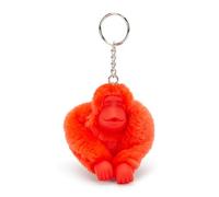 KIPLING Monkeyclip M Porte-Clés en Forme de Singe de Taille Moyenne, Singes, Porte-Clés, Lounge Wine (Rouge)