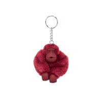 KIPLING Monkeyclip M Porte-Clés en Forme de Singe de Taille Moyenne, Singes, Porte-Clés, Lounge Wine (Rouge)