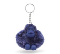 Kipling Monkeyclip M Porte-Clés en Forme de Singe de Taille Moyenne, Singes/Porte-Clés, Ocean Blue (Bleu)