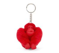 Kipling MONKEYCLIP M Porte-clés en forme de singe de taille moyenne, singes-porte-clés, Red Rouge (Rouge)