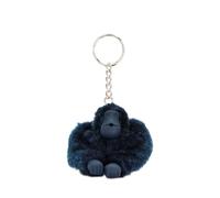 Kipling MONKEYCLIP S Petit porte-clés en forme de singe, singes/porte-clés, Blue Bleu 2 (Bleu)