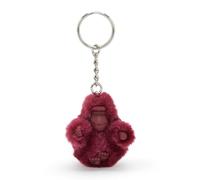 KIPLING Monkeyclip XS Kh Très Petit Porte-Clés en Forme de Singe, Singes, Porte-Clés, Lounge Wine (Rouge)