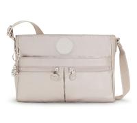 Kipling New Angie Petit sac à bandoulière, Metallic Glow (Argent)