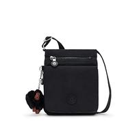 Kipling New Eldorado, Sac à bandoulière Femme, Noir, 6''L x 7.75''H x 0.75''D