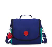 Kipling New Kichirou Sac Repas, Sac Isotherme Léger avec Fermeture Éclair & Poignée Supérieure, Sac Compact pour Aliments Quotidien - Escape Blue Bl