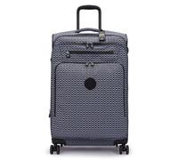 Kipling New Youri Spin M 4 roulettes Trolley M 68 cm avec soufflet d'extension gris