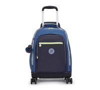 Kipling NEW ZEA Grand sac à dos à roulettes, Fantasy Blue Bl (Bleu)