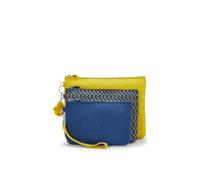 KIPLING Porte-monnaies 'Iaka L' bleu foncé / jaune / kaki, Taille One Size