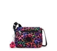 Kipling Sabian Mini sac à bandoulière imprimé, Jungle arc-en-ciel, 7.75''L x 5.75''H x 3.25''D
