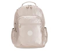 kipling Sac à dos beige pour femme - Basic Plus Seoul Backpack Metallic Glow 86458