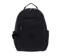 kipling Sac à dos de loisirs noir pour femme - Basic Plus Seoul Backpack Signature Emb 152526