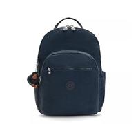Kipling Sac à dos pour ordinateur portable Seoul Xl pour femme, True Blue T2, 13.5" L x 18.25" H x 7.75" D