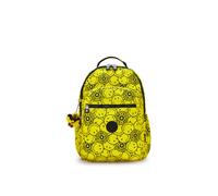 KIPLING Sac à dos 'Seoul Lap' jaune / noir, Taille One Size