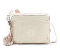 kipling Sac à épaule bandoulière beige pour femme - Basic Plus Abanu Crossbody M Beige Pearl 255759