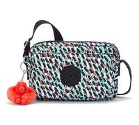 kipling Sac à épaule bandoulière noir bleu clair pour femme Basic Print Abanu Crossbody Abstract Print S 268383