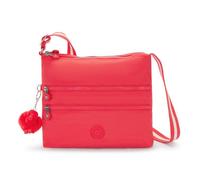 kipling Sac à épaule bandoulière rouge pour femme - Basic Eyes Wide Open Alvar Medium Shoulderbag Escape Red 309706
