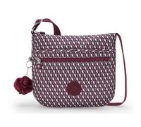 kipling Sac à épaule bandoulière violet gris bleu pour femme - Basic Print Arto Shoulderbag 3DK Wine 319189