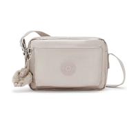 Kipling Petit sac bandoulière ABANU MULTI – Convertible en sac de taille, Metallic Glow (Argent)