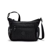 Kipling GABBIE S Petit sac à bandoulière, Signature Emb (Noir)