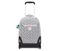 Kipling Sari Grand Sac à Dos à roulettes, Geo Shell (Bleu)