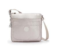 Kipling Sebastian Petit sac à bandoulière, Metallic Glow (Argent)