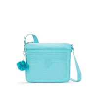 Kipling Sebastian, Sac à bandoulière Femme, Aqua Profond, 9''L x 8.75''H x 1''D
