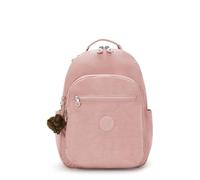 Kipling Sac à dos Basic Seoul Daypack 44 cm, compartiment pour ordinateur portable, rose