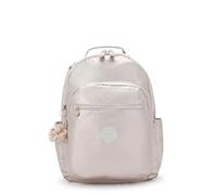 Kipling SEOUL Grand sac à dos, Metallic Glow (Argent)