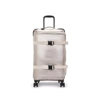 Kipling SPONTANEOUS M Bagage à roulettes de taille moyenne, Upright, Metallic Glow (Argent)